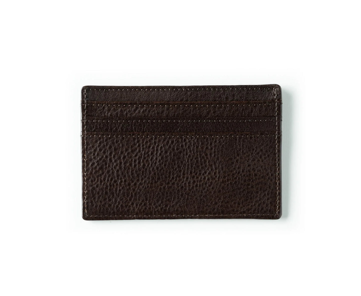 Ghurka - Slim Credit Card Case No. 204 in Vintage Walnut Leather.