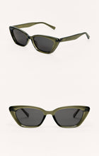 Load image into Gallery viewer, ZSupply Staycation Sunglasses in moss - grey polarized.
