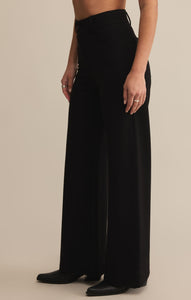 Model wearing ZSupply Do It All Rilynn Pant in Black.