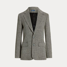 Load image into Gallery viewer, Polo Ralph Lauren - Herringbone Linen Blend Heritage Blazer in Black/Cream Herringbone.
