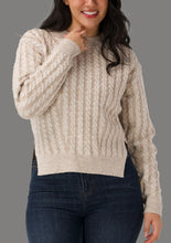 Load image into Gallery viewer, The Normal Brand - Cable Knit Splitside Sweater
