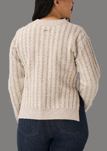 The Normal Brand - Cable Knit Splitside Sweater