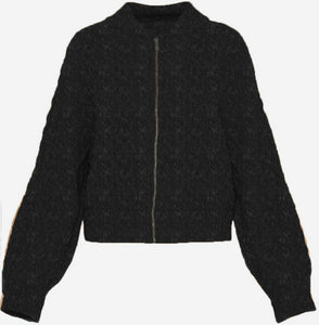 The Normal Brand - Mixed Cableknit Bomber
