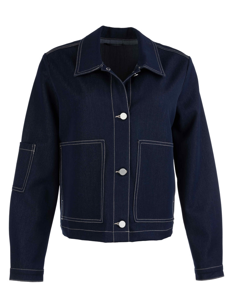 KUT From The Kloth - Jolene Jacket w/Shirt Collar Patch Pockets
