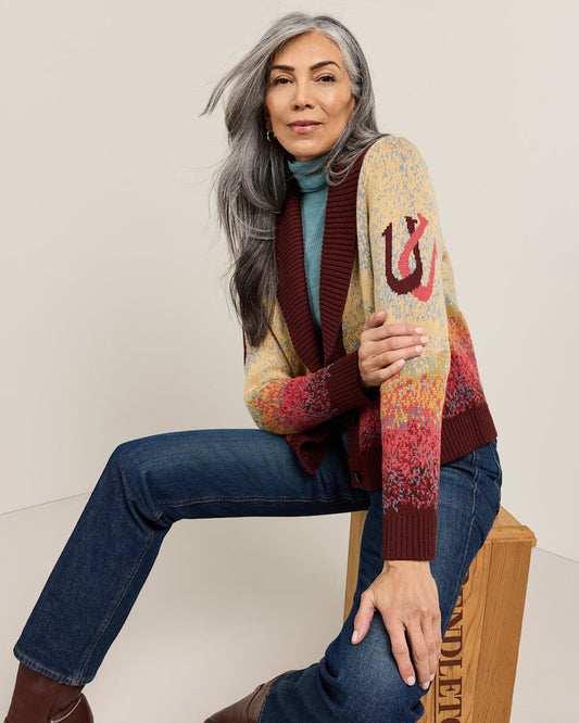 Pendleton - Western Scenic Cotton Cardigan