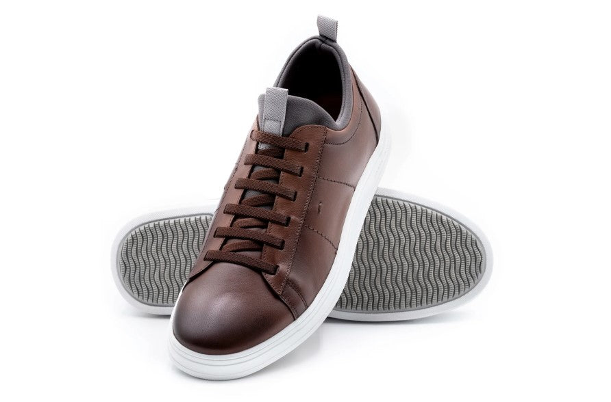 Martin Dingman - Cameron Hand-Finished Sheep Skin Sneaker - Whiskey