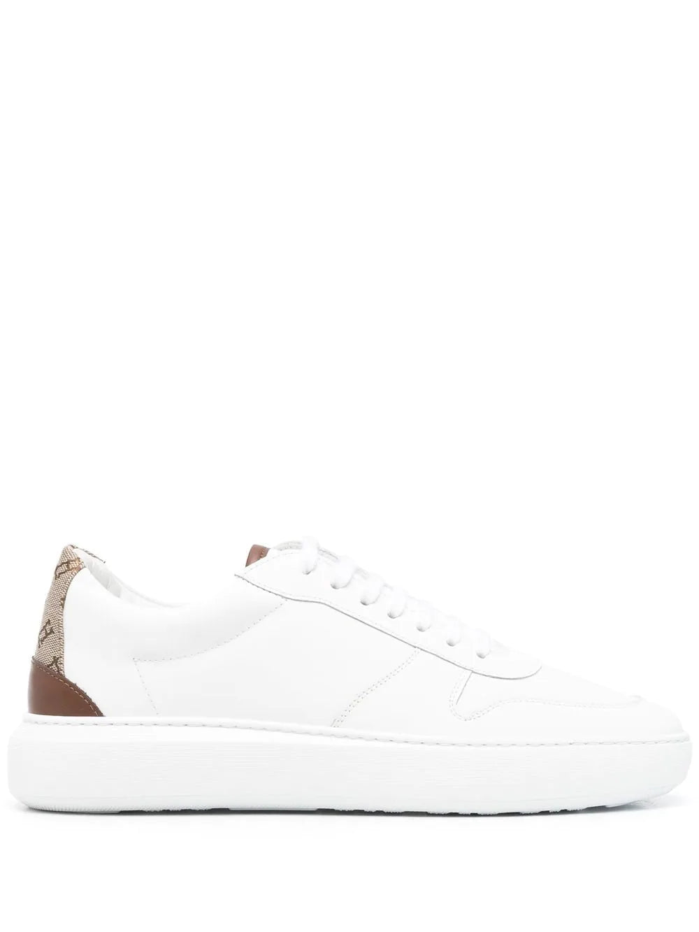 Herno Men's Monogram Court Shoes in White.