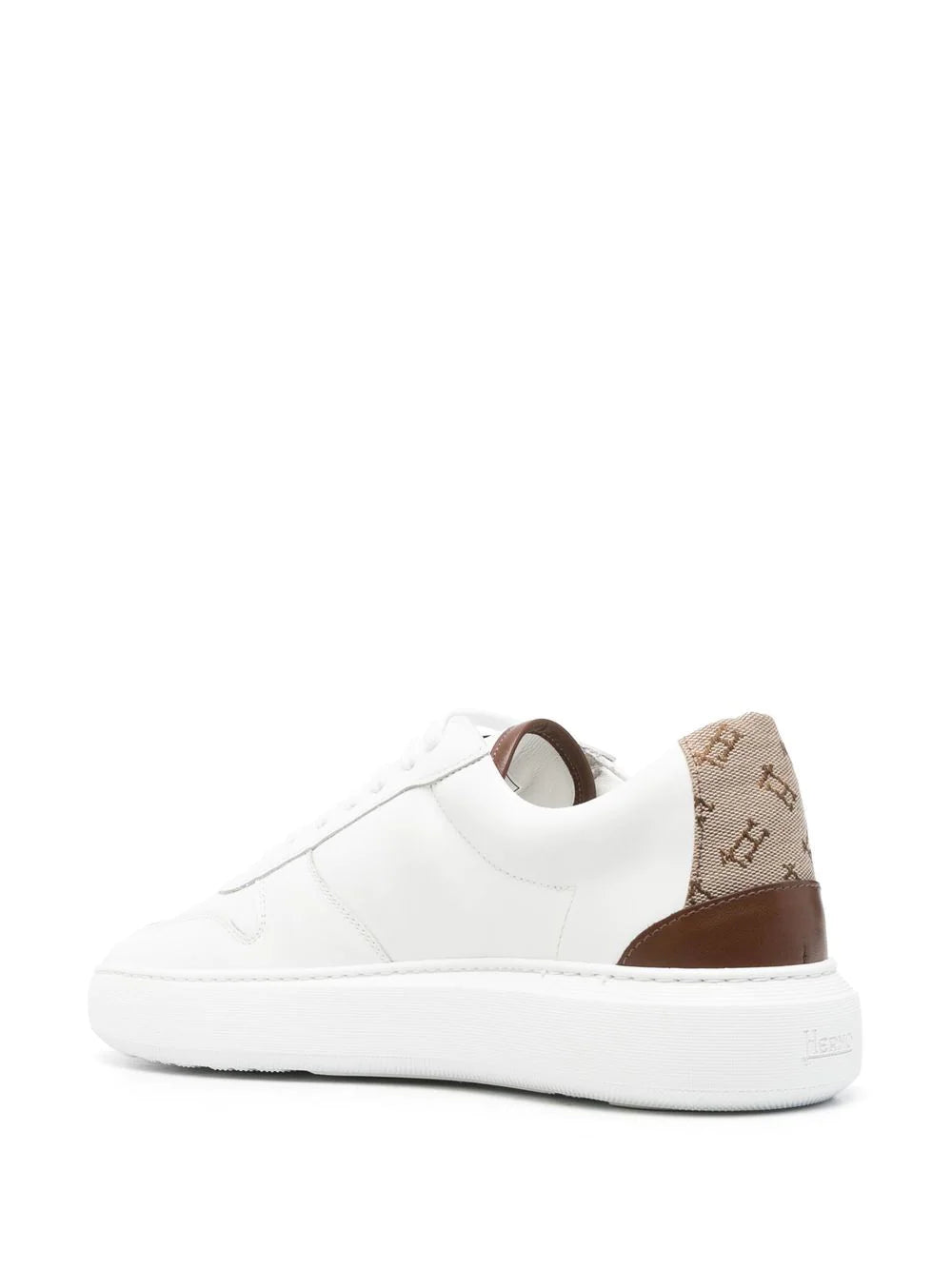 Herno Men's Monogram Court Shoes in White.