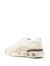 Load image into Gallery viewer, Premiata Men&#39;s Landeck Lace Up Sneaker VAR 6136 in Off White.
