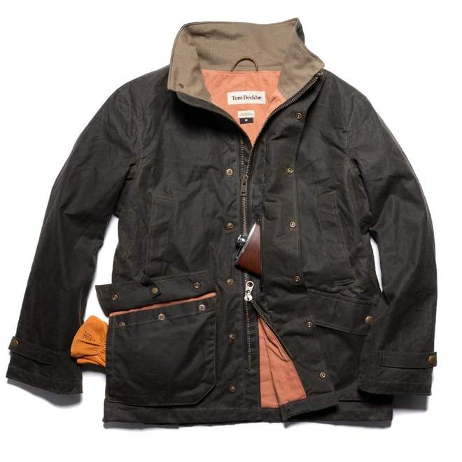 Tom Beckbe Tensaw jacket in hardwood.