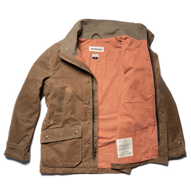 Tom Beckbe Tensaw jacket inside liner.