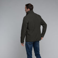 Load image into Gallery viewer, Model wearing Schoffel Men&#39;s Burrough Jacket in Forest back.
