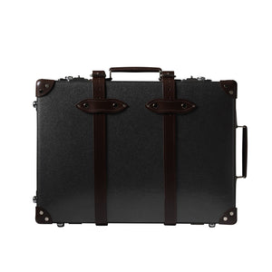 Globe-Trotter Deluxe 20" Trolley case in Caviar and Brown.