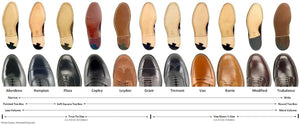 Alden shoe size chart.