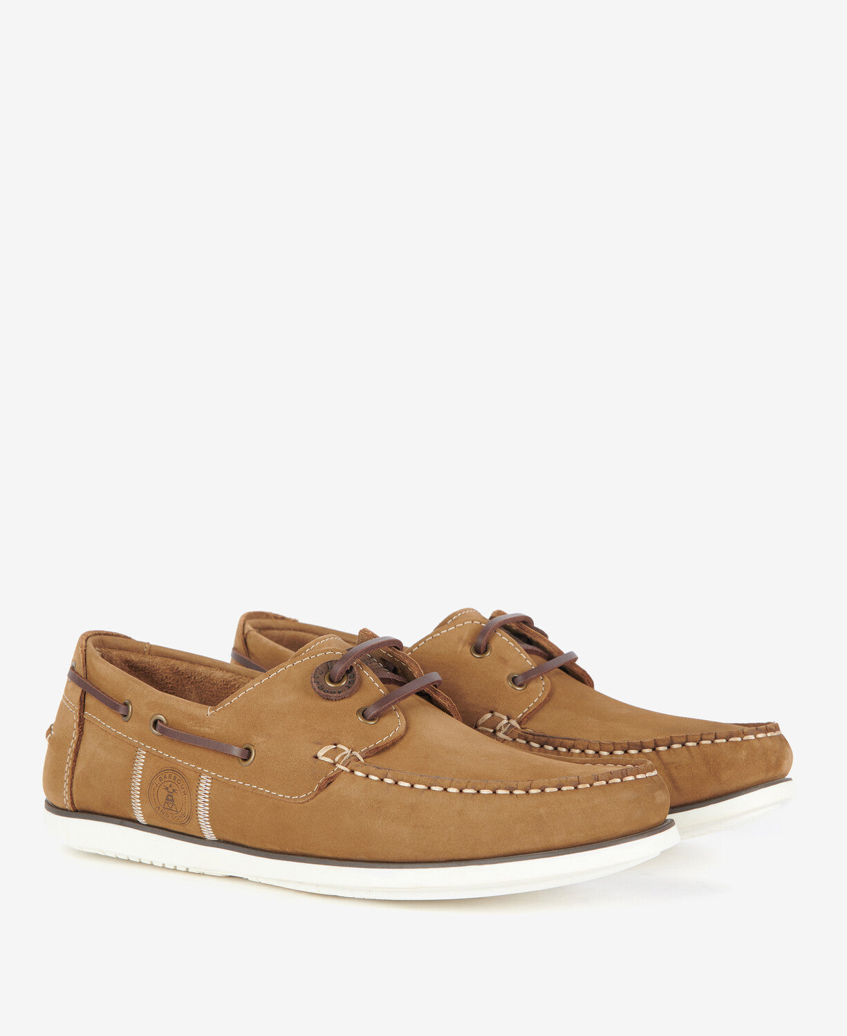Barbour Wake Boat Shoe in Russet.