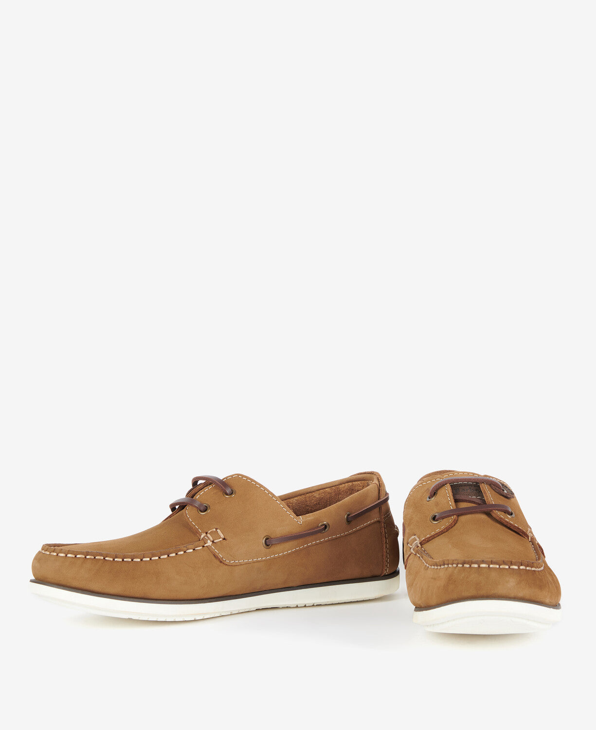 Barbour Wake Boat Shoe in Russet.
