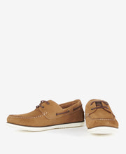 Load image into Gallery viewer, Barbour Wake Boat Shoe in Russet.
