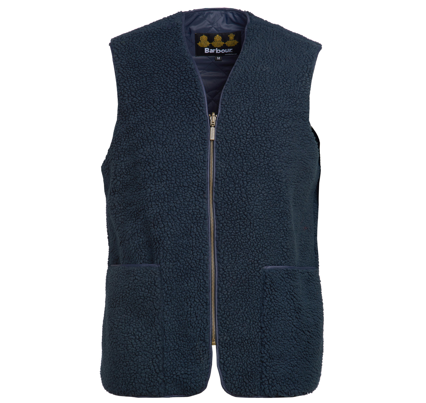 Barbour Berber Liner in Navy.