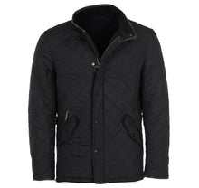 Load image into Gallery viewer, Barbour Powell Quilt jacket in black.
