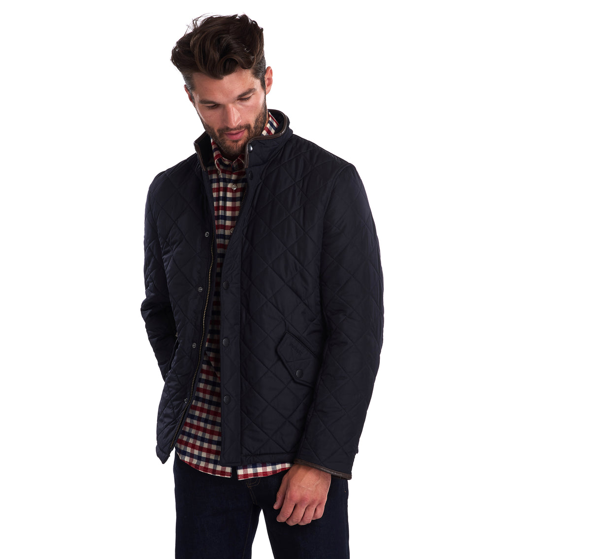 Barbour Powell Quilt - Navy