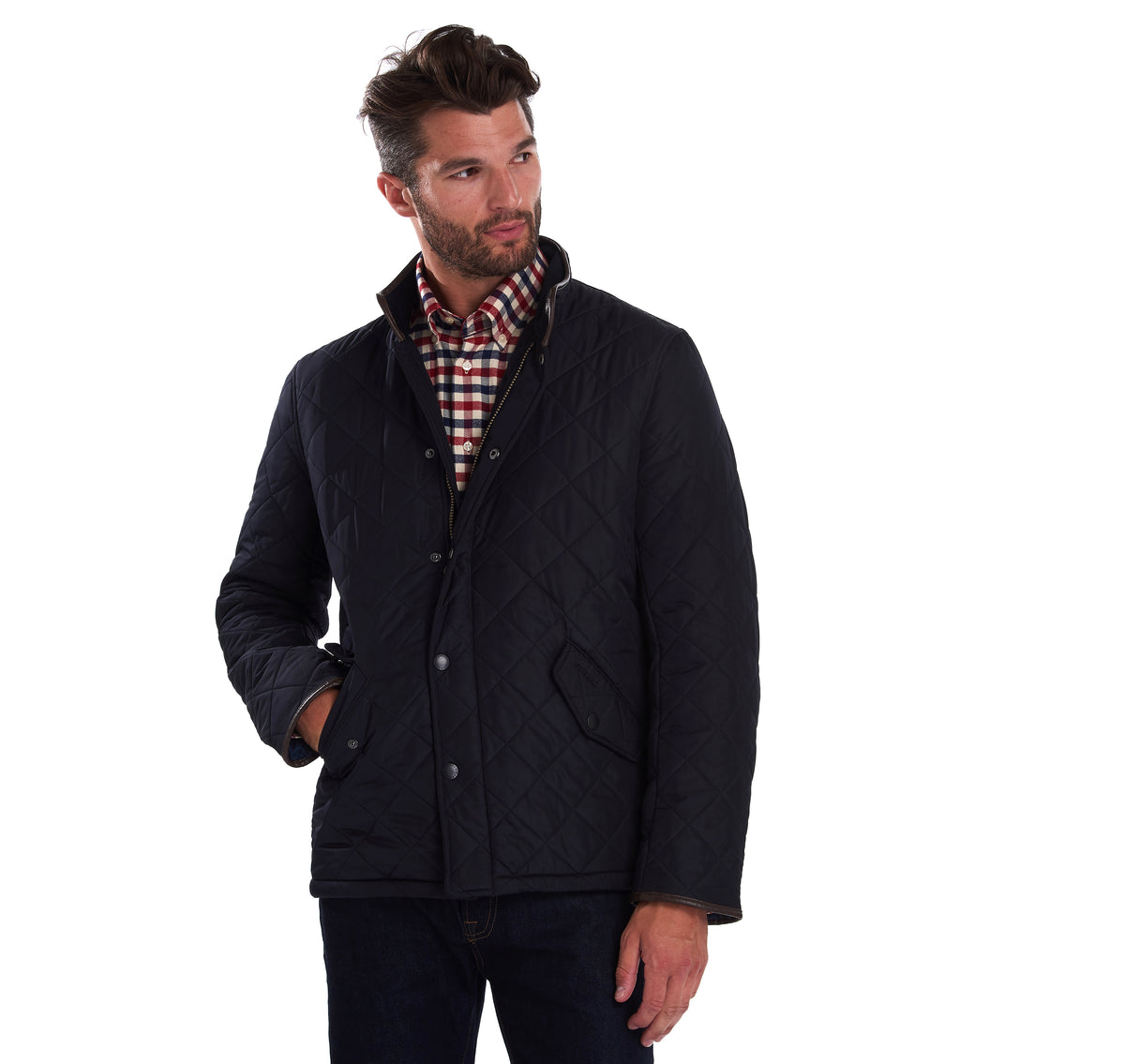 Barbour Powell Quilt - Navy
