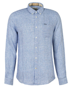 Barbour Linton Tailored Shirt in Navy.
