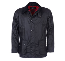 Load image into Gallery viewer, Barbour Ashby waxed jacket in black.
