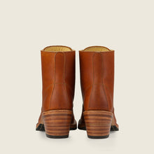 Load image into Gallery viewer, Red Wing Heritage Clara boot in oro legacy leather.
