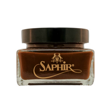 Load image into Gallery viewer, Saphir calfskin cream shoe polish in medium brown.

