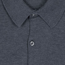 Load image into Gallery viewer, John Smedley - Bradwell L/S Shirt in Charcoal.
