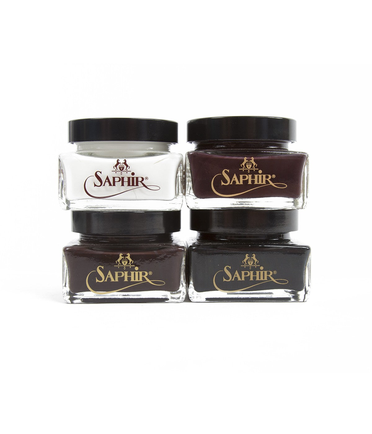 Saphir shoe cream colors.