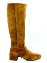 Load image into Gallery viewer, Homers Alexy knee high boot in chestnut suede.
