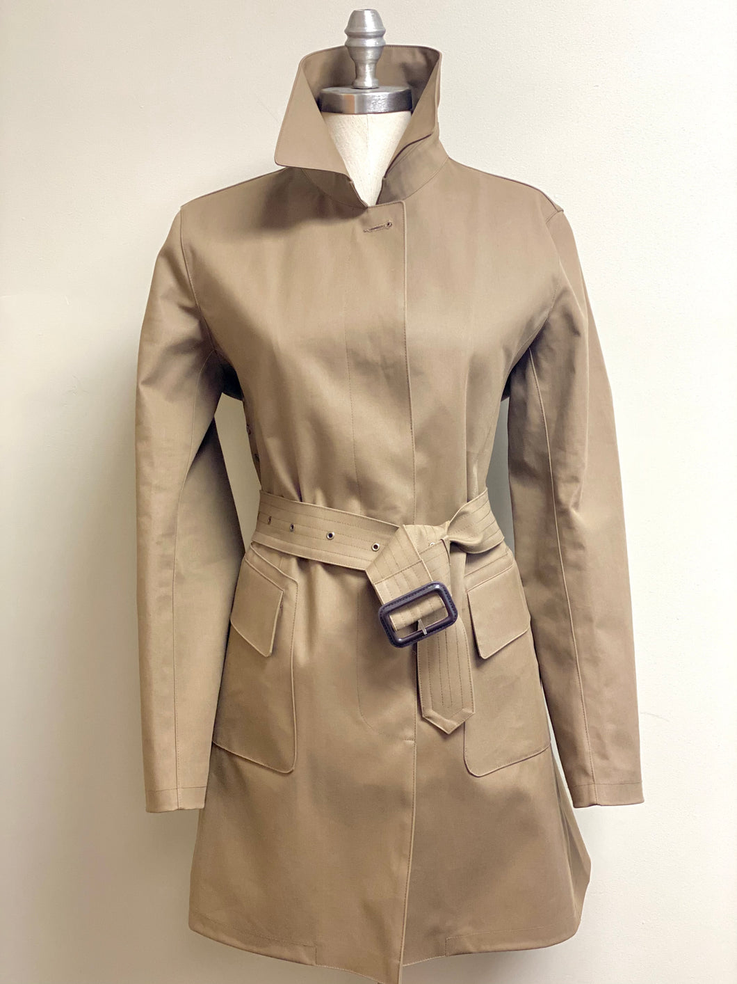 Mackintosh women's raincoat in tan. 