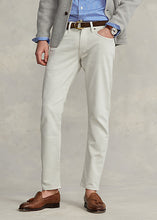 Load image into Gallery viewer, Model wearing POLO Ralph Lauren - Sullivan Slim Knitlike Chino Pant in Dove Grey.
