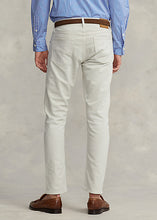 Load image into Gallery viewer, Model wearing POLO Ralph Lauren - Sullivan Slim Knitlike Chino Pant in Dove Grey. - back
